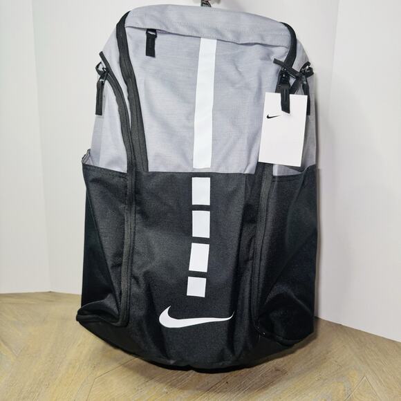 New Nike Hoops Elite Pro Basketball Backpack Black/Silver/Grey BA5554-012 - Picture 5 of 5